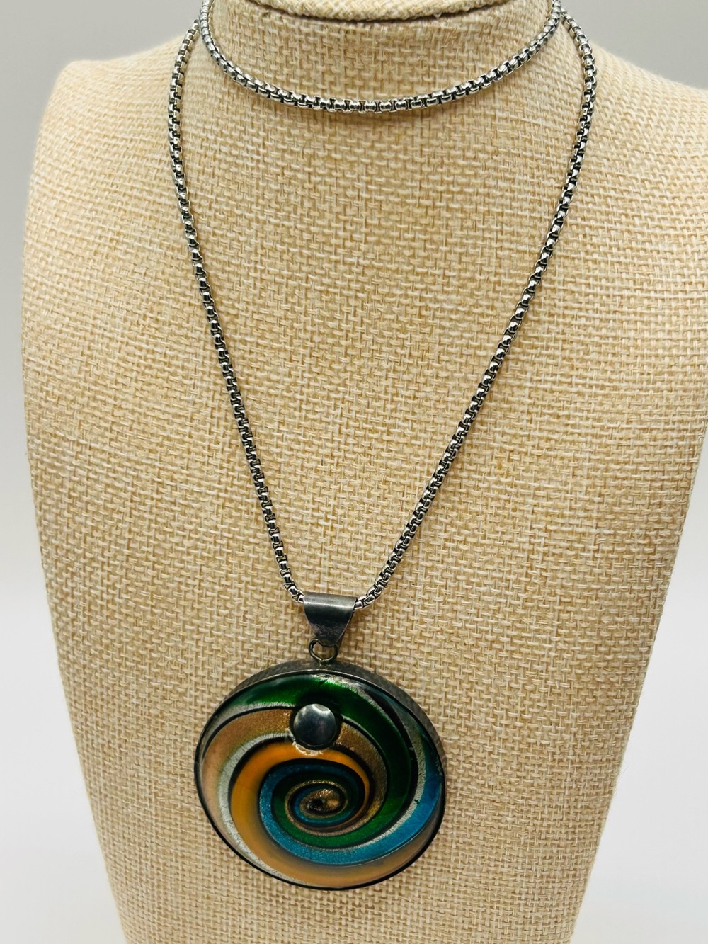 Murano Glass Pendant Necklace